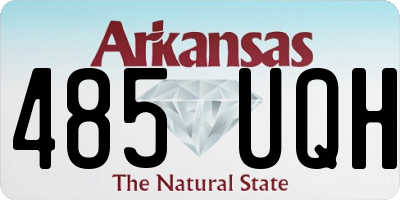 AR license plate 485UQH