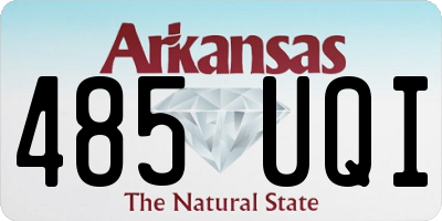 AR license plate 485UQI
