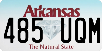 AR license plate 485UQM