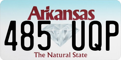 AR license plate 485UQP