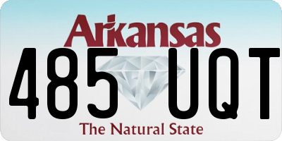 AR license plate 485UQT
