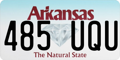 AR license plate 485UQU
