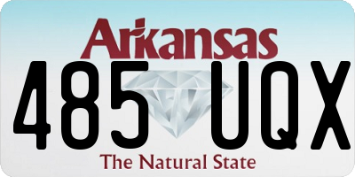 AR license plate 485UQX