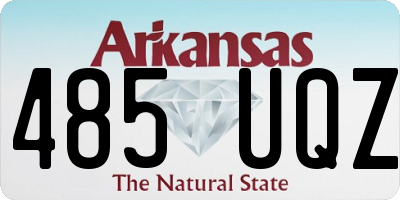 AR license plate 485UQZ