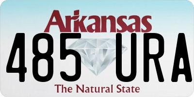 AR license plate 485URA