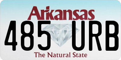 AR license plate 485URB