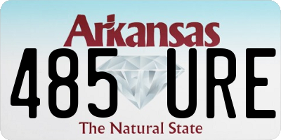 AR license plate 485URE