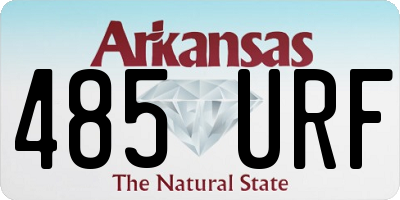 AR license plate 485URF