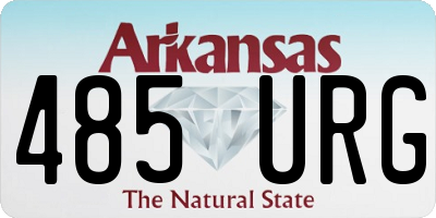 AR license plate 485URG