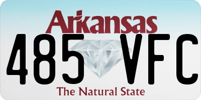 AR license plate 485VFC
