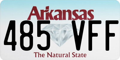 AR license plate 485VFF