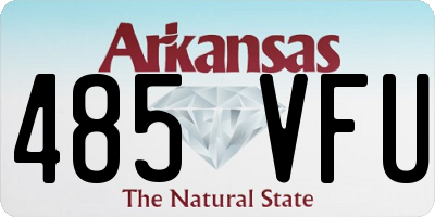 AR license plate 485VFU