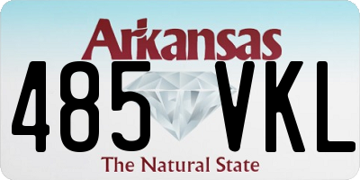 AR license plate 485VKL