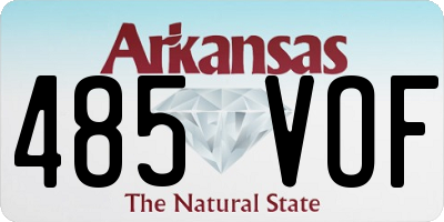 AR license plate 485VOF