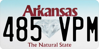 AR license plate 485VPM
