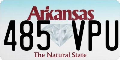AR license plate 485VPU