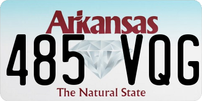 AR license plate 485VQG