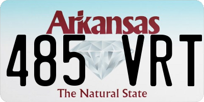 AR license plate 485VRT
