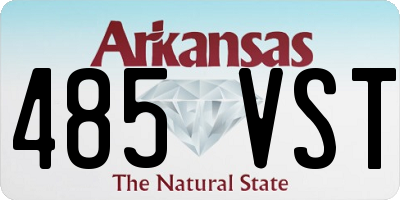 AR license plate 485VST