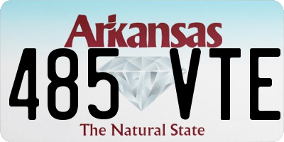 AR license plate 485VTE