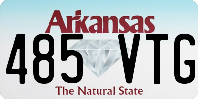 AR license plate 485VTG