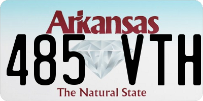 AR license plate 485VTH