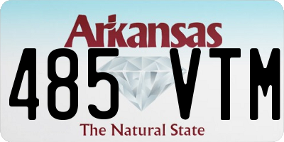 AR license plate 485VTM