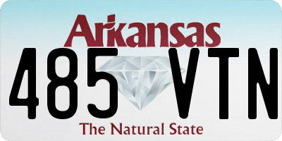 AR license plate 485VTN