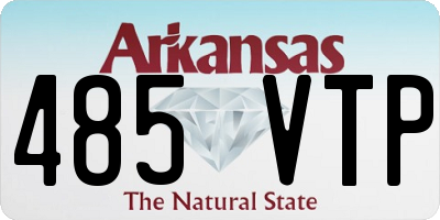 AR license plate 485VTP