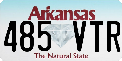 AR license plate 485VTR