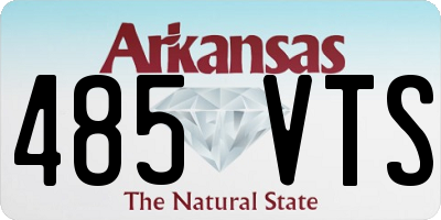 AR license plate 485VTS