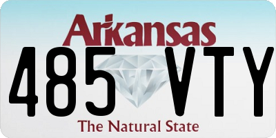 AR license plate 485VTY