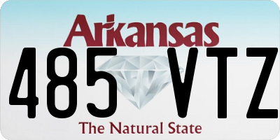 AR license plate 485VTZ