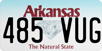AR license plate 485VUG