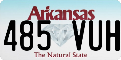 AR license plate 485VUH