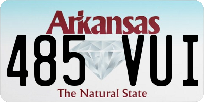 AR license plate 485VUI