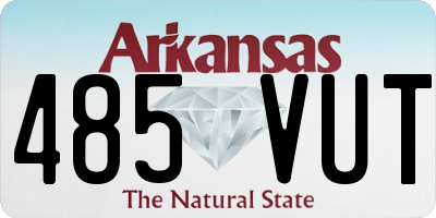 AR license plate 485VUT