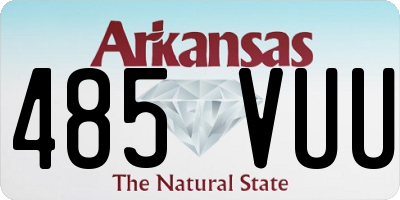 AR license plate 485VUU