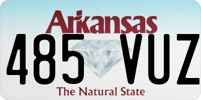 AR license plate 485VUZ