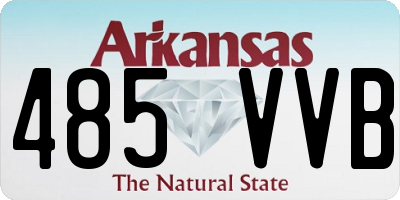 AR license plate 485VVB
