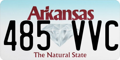 AR license plate 485VVC