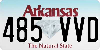 AR license plate 485VVD