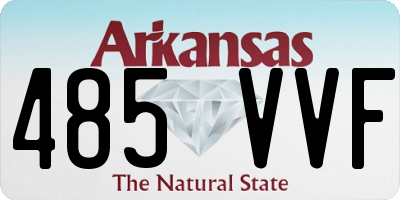 AR license plate 485VVF
