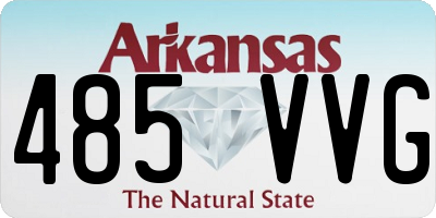 AR license plate 485VVG
