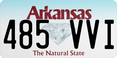 AR license plate 485VVI