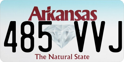 AR license plate 485VVJ