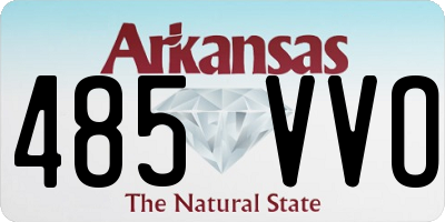 AR license plate 485VVO