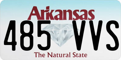 AR license plate 485VVS