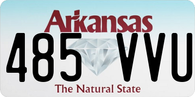AR license plate 485VVU
