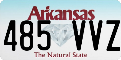 AR license plate 485VVZ